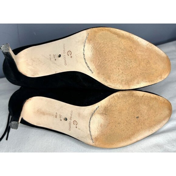 Corso Como Myer Suede Leather Ankle Bootie 9.5 Dark Romantic Fairy Grunge Artsy - Picture 6 of 16